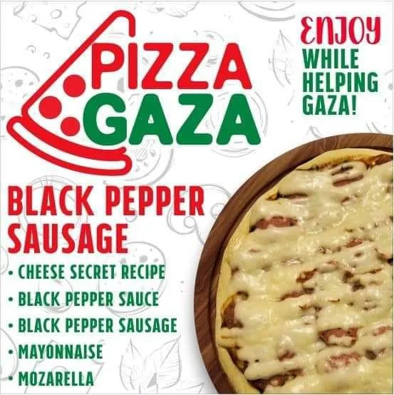 Pizza Gaza Black Pepper Sausage